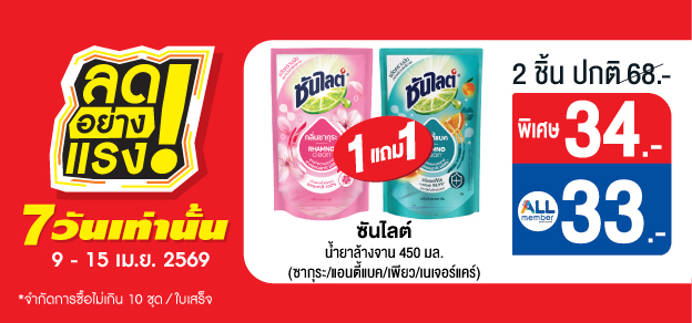 ลดอย่างแรง 7 วันเท่านั้น